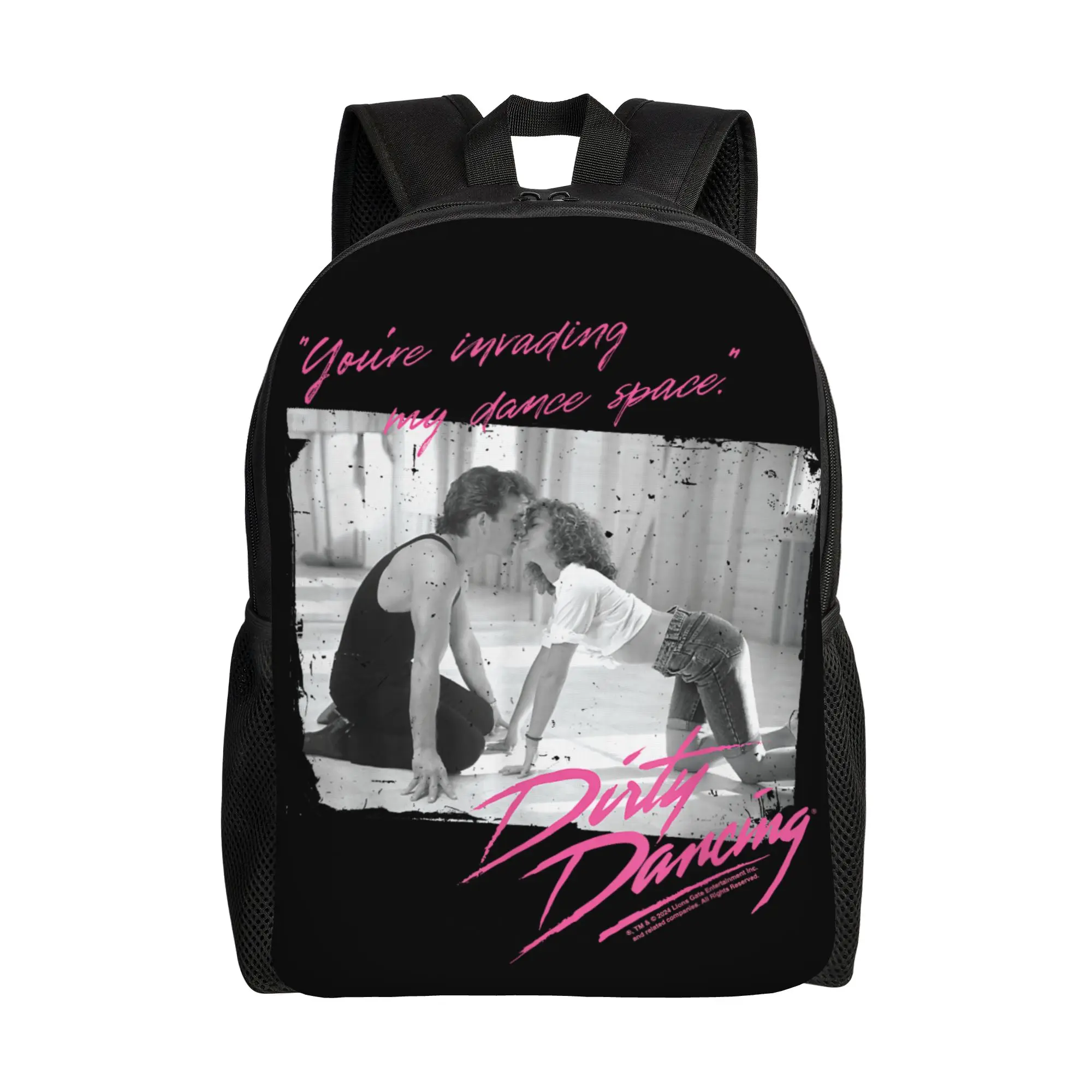 Рюкзак «Dirty Dancing You're Invading My Dance Space» с карманом, для старшеклассников, для походов, путешествий, повседневный, мужской, женский, студенческий, холщовая сумка
Рюкзак «Dirty Dancing You're Invading My Dance Space» с карманом, для старшеклассников, для походов, путешествий, повседневный, мужской, женский, студенческий, холщовая сумка