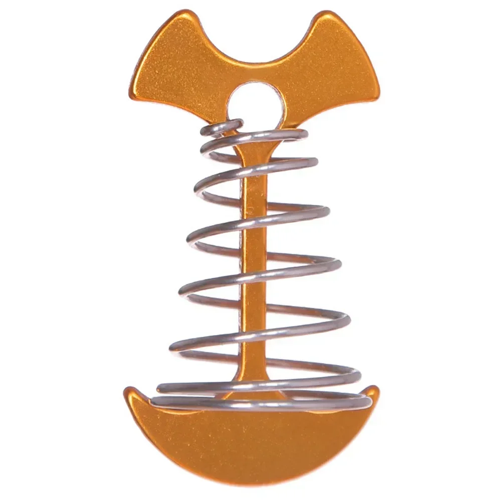 4pcs Fishbone Tent Stakes With Spring Buckle Wind Rope Anchor Camping Tent Nail Aluminum 6.7x3.5x0.35cm Fishing Accessories
4pcs Fishbone Tent Stakes With Spring Buckle Wind Rope Anchor Camping Tent Nail Aluminum 6.7x3.5x0.35cm Fishing Accessories
