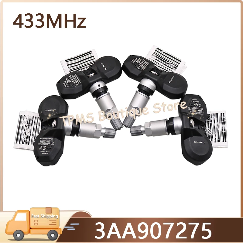 4pcs 433MHz 3AA907275 Tyre Pressure Monitoring System TPMS Sensor For Volkswagen Tiguan 2011-2034 Car Accessories
4pcs 433MHz 3AA907275 Tyre Pressure Monitoring System TPMS Sensor For Volkswagen Tiguan 2011-2034 Car Accessories