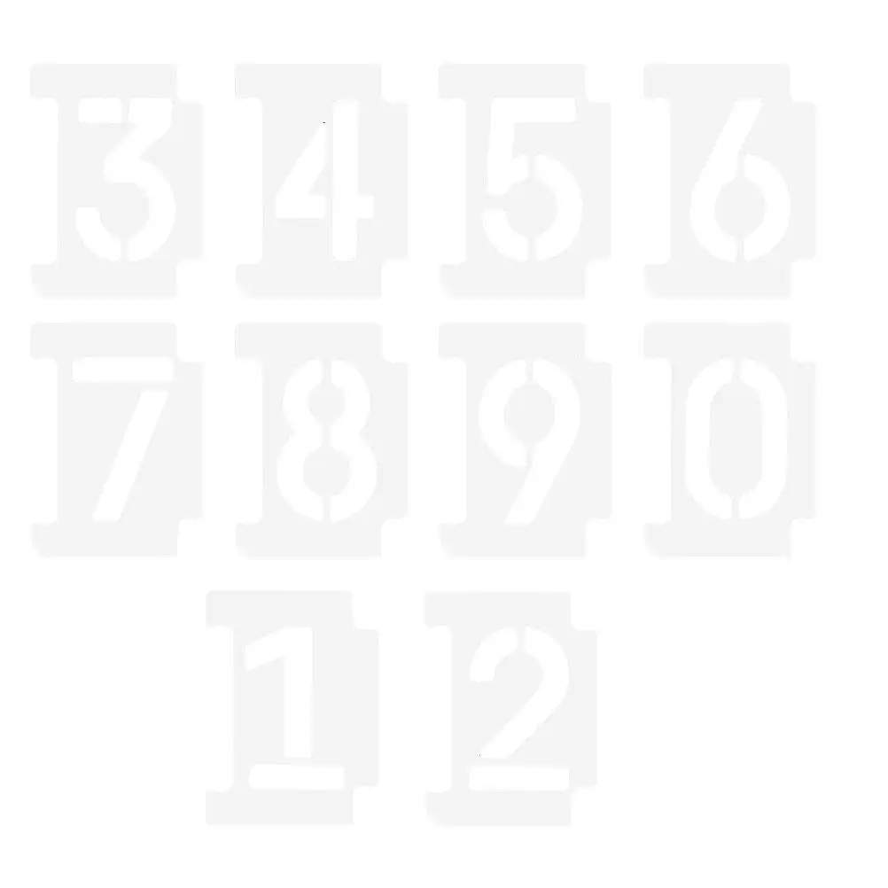 2 Sets Number Letters Template Reusable PET Stencils for Painting Graffiti DIY Hollow Out Spray Paint Kit Supplies
2 Sets Number Letters Template Reusable PET Stencils for Painting Graffiti DIY Hollow Out Spray Paint Kit Supplies