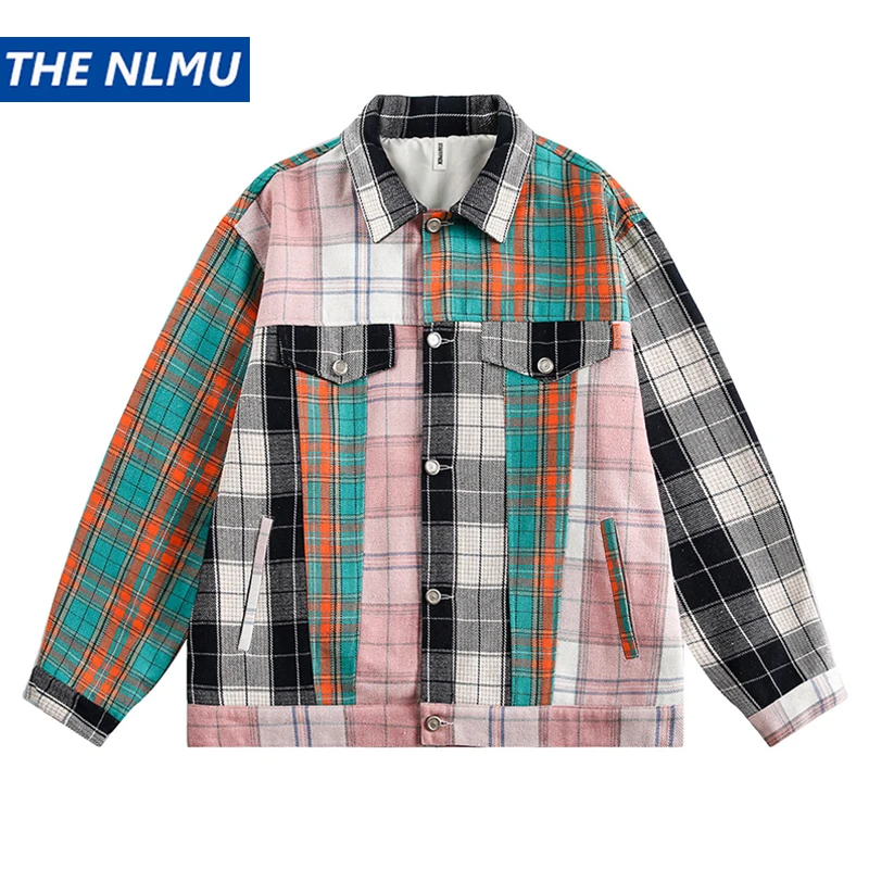 Vintage Patchwork Plaid Jackets Zipper Coat Streetwear 2024 Harajuku Hip Hop Oversized Jacket Outwear for Women and Men
Vintage Patchwork Plaid Jackets Zipper Coat Streetwear 2024 Harajuku Hip Hop Oversized Jacket Outwear for Women and Men