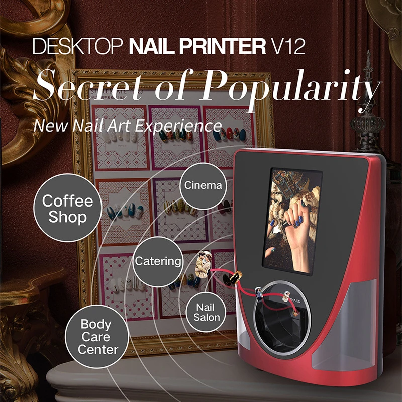 2025 Nest O2nails V12 Mobile Desktop Nail Printer - Manicure Design Tool for Creating Colorful Picture & Pattern Nail Art
2025 Nest O2nails V12 Mobile Desktop Nail Printer - Manicure Design Tool for Creating Colorful Picture & Pattern Nail Art