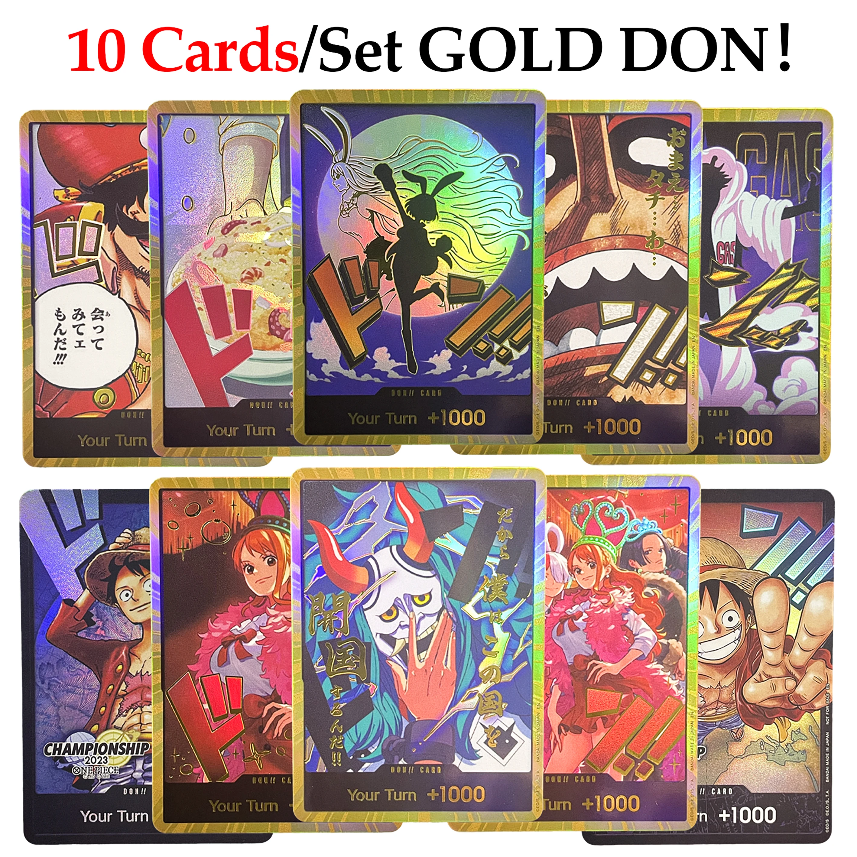 OPCG The Best VOL2 Series ONE PIECE DON!! 10Pcs/Set Cards CAESAR CLOWN/CARROT/LUFFY/YAMATO/DRAGON TCG PROXY Card English Ed
OPCG The Best VOL2 Series ONE PIECE DON!! 10Pcs/Set Cards CAESAR CLOWN/CARROT/LUFFY/YAMATO/DRAGON TCG PROXY Card English Ed