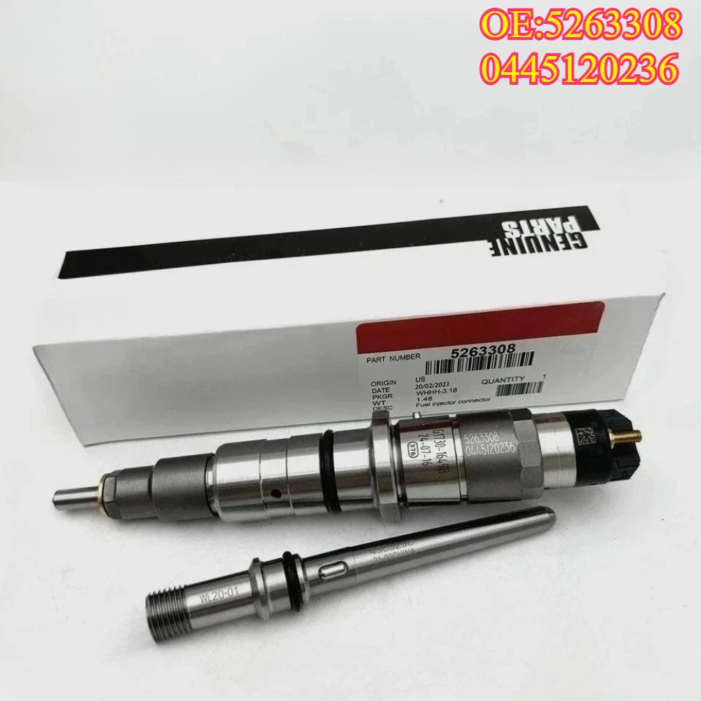 Original High Quality New For 0445120236 5263308 Fuel Injector For Cummin-s QSL8.9 S6D114 S6D107 4D107 Komatsu
Original High Quality New For 0445120236 5263308 Fuel Injector For Cummin-s QSL8.9 S6D114 S6D107 4D107 Komatsu