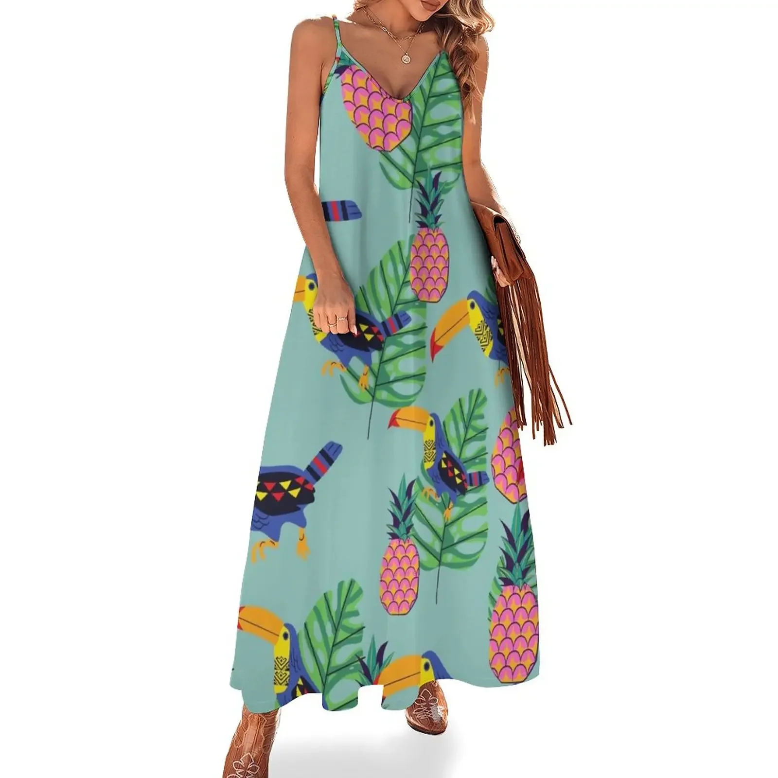 Toucan Vibes Sleeveless Dress womens dress dress summer 2025 women Clothing female luxury
Toucan Vibes Sleeveless Dress womens dress dress summer 2025 women Clothing female luxury