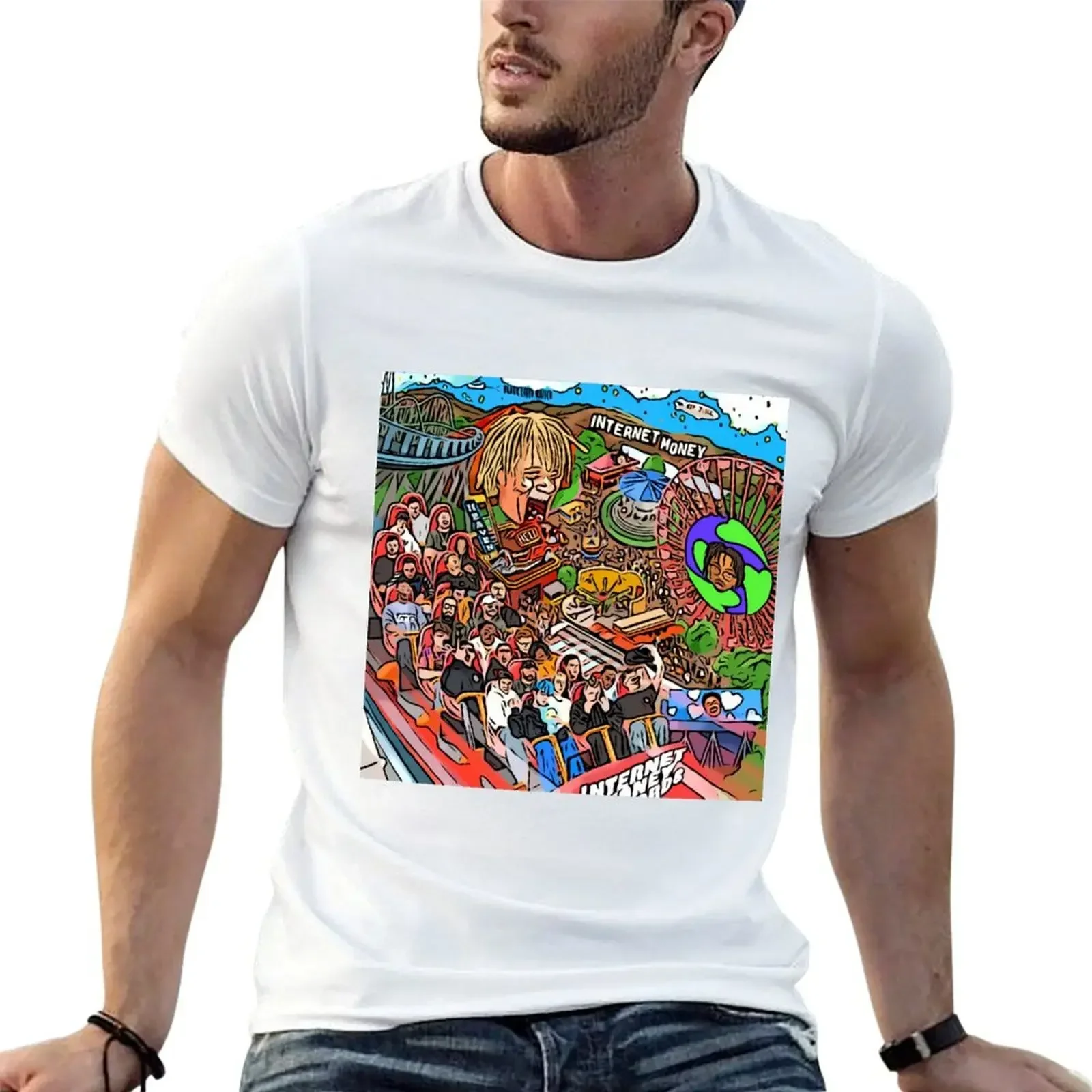 Internet Money Cartoon Album Cover T-Shirt heavyweights anime cotton graphic tees baggy shirts mens t shirts top quality
Internet Money Cartoon Album Cover T-Shirt heavyweights anime cotton graphic tees baggy shirts mens t shirts top quality
