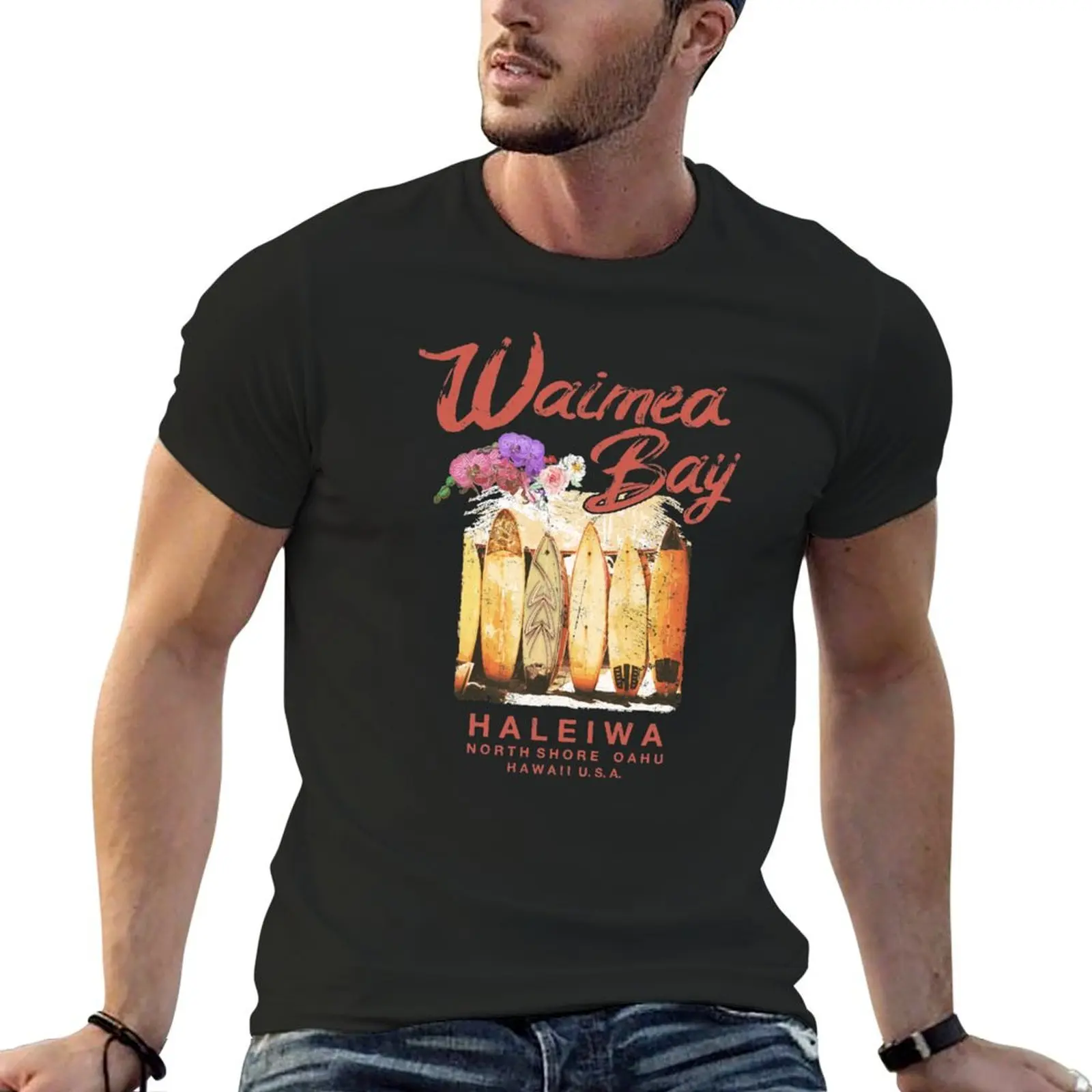 Hawaii Waimea Bay Surfing Vintage Hawaiian T-Shirt animal prinfor boys customs designer t shirt men
Hawaii Waimea Bay Surfing Vintage Hawaiian T-Shirt animal prinfor boys customs designer t shirt men