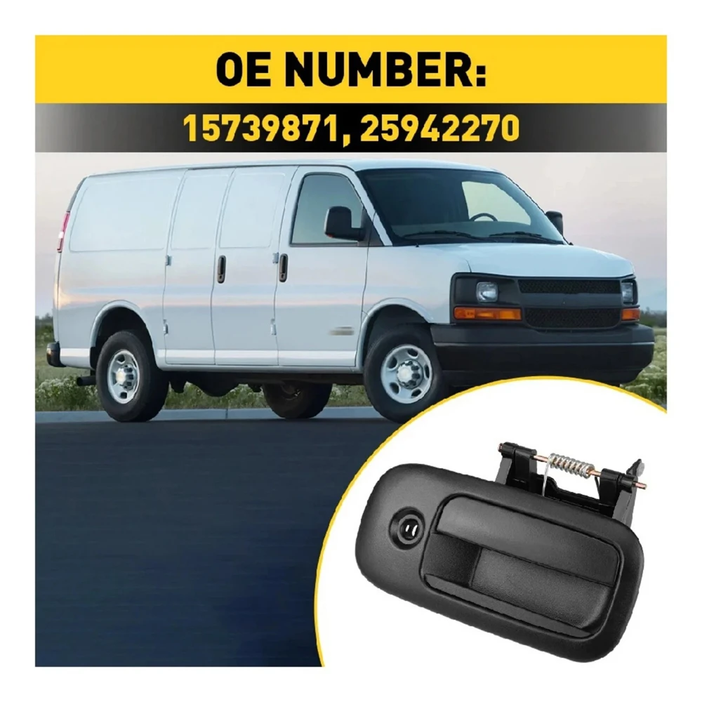 ABS Black Door Handle Outside Sliding Rear Passenger Side Right For Express Savana Van 15739871 25942270
ABS Black Door Handle Outside Sliding Rear Passenger Side Right For Express Savana Van 15739871 25942270