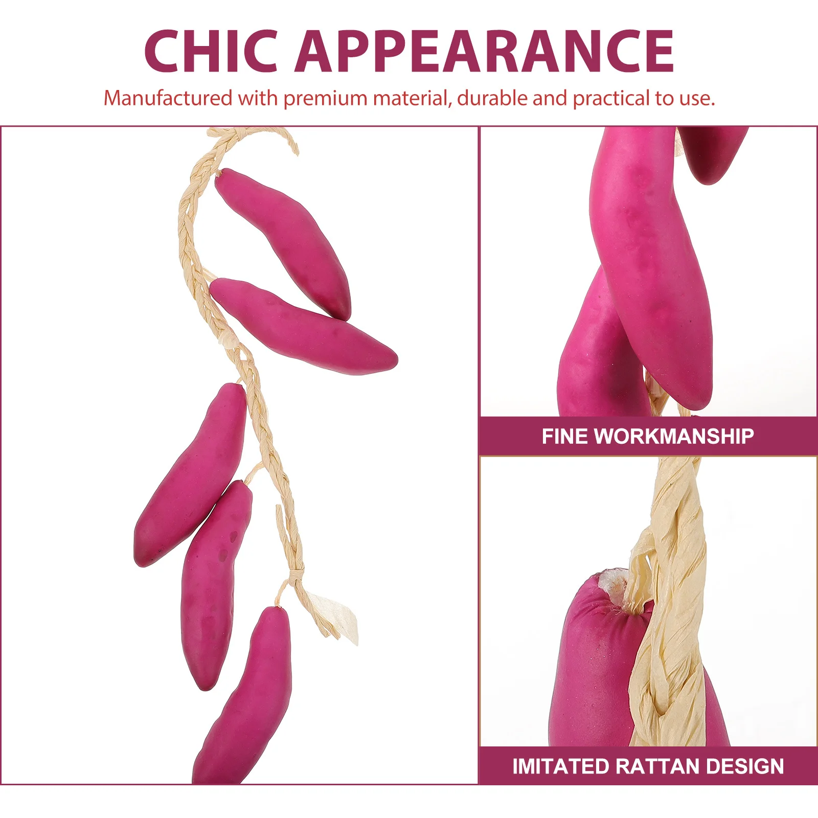 2Pcs Simulation Sweet Potato Hanging Strings Realistic Home Decor Farm Wall Photo Props Sweet Potato Hanging Strings
2Pcs Simulation Sweet Potato Hanging Strings Realistic Home Decor Farm Wall Photo Props Sweet Potato Hanging Strings