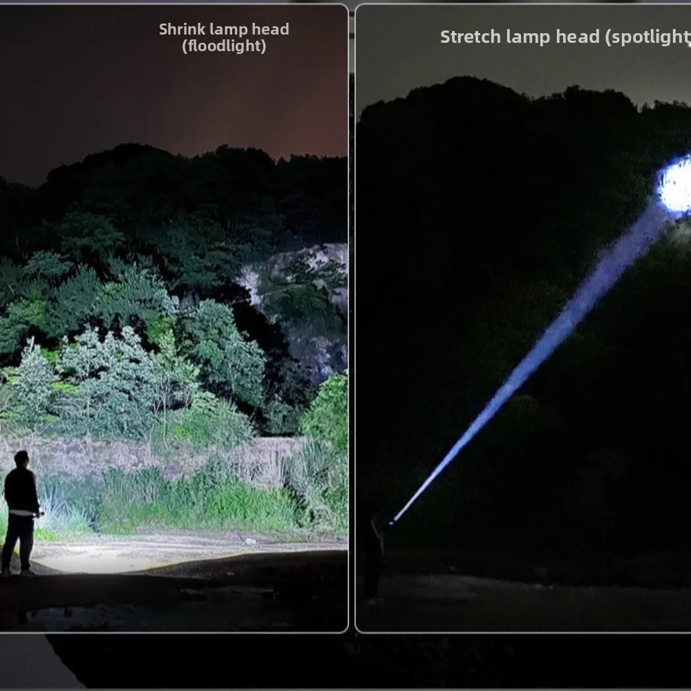 Aluminum Alloy LED Flashlight Round Beam Light USB Rechargeable Rechargeable Flashlight Waterproof Long Range Outdoor Flashlight
Aluminum Alloy LED Flashlight Round Beam Light USB Rechargeable Rechargeable Flashlight Waterproof Long Range Outdoor Flashlight