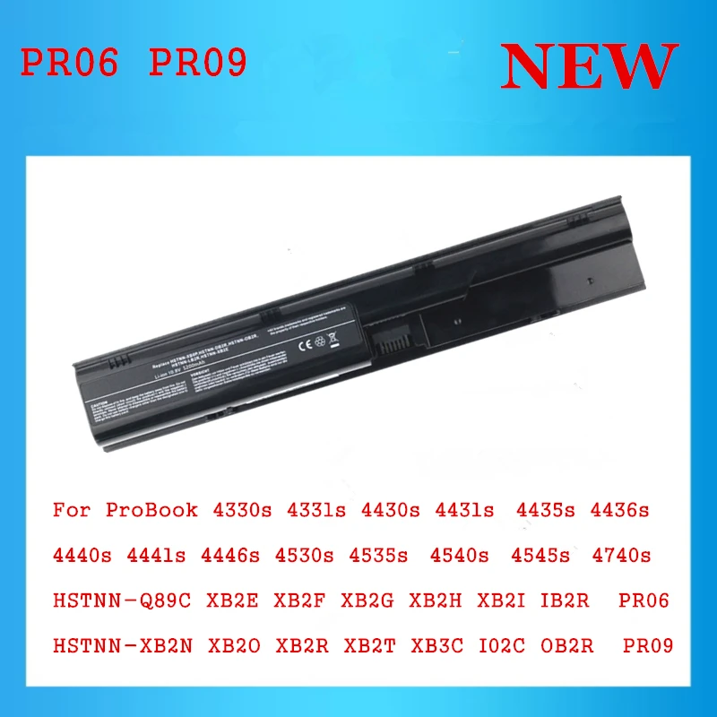 PR06 Laptop Battery For HP Probook 4330s 4430s 4431s 4331s 4530s 4535s 4540s 4545s 633733-1A1 633733-321 HSTNN-DB2R HSTNN-IB2R
PR06 Laptop Battery For HP Probook 4330s 4430s 4431s 4331s 4530s 4535s 4540s 4545s 633733-1A1 633733-321 HSTNN-DB2R HSTNN-IB2R