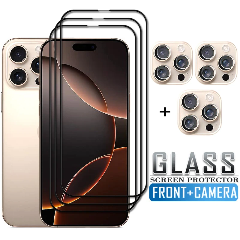6in1 For iPhone 16 Pro Max Tempered Glass iphone 16 Pro Screen Protector Protective Phone Film iphone 16 15 14 13 12 Pro Max
6in1 For iPhone 16 Pro Max Tempered Glass iphone 16 Pro Screen Protector Protective Phone Film iphone 16 15 14 13 12 Pro Max