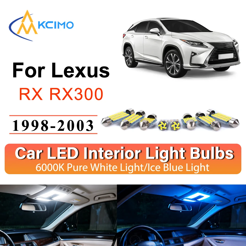 Super Bright Interior Light Kit For Lexus RX RX300 1998-2003 LED Map Dome Lamp Auto Accessories Car Styling Direct Fit
Super Bright Interior Light Kit For Lexus RX RX300 1998-2003 LED Map Dome Lamp Auto Accessories Car Styling Direct Fit