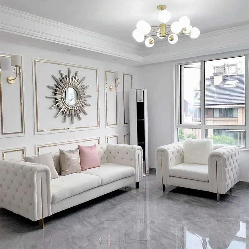 for Luxury Velvet Button Tufted Italian Outfit Waterproof Technology Fabric Sofa furniture for modern living room
for Luxury Velvet Button Tufted Italian Outfit Waterproof Technology Fabric Sofa furniture for modern living room