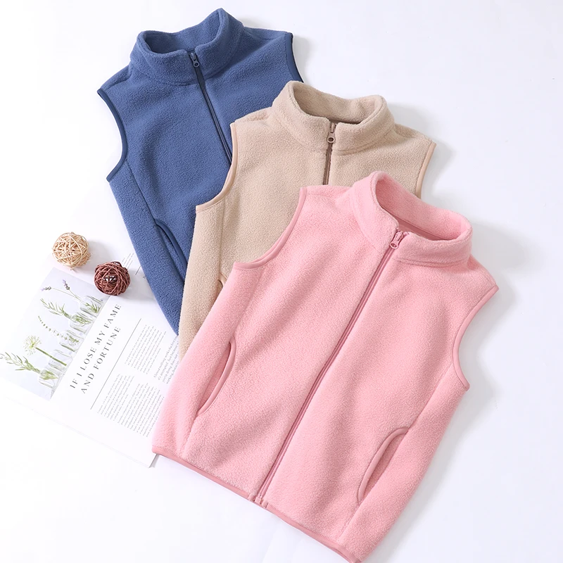3-18 Years Boys Girls Children Outerwear Vest Fall Winter Thermal Boys Girls Sleeveless Polar Fleece Warm Thick Kids Vest
3-18 Years Boys Girls Children Outerwear Vest Fall Winter Thermal Boys Girls Sleeveless Polar Fleece Warm Thick Kids Vest