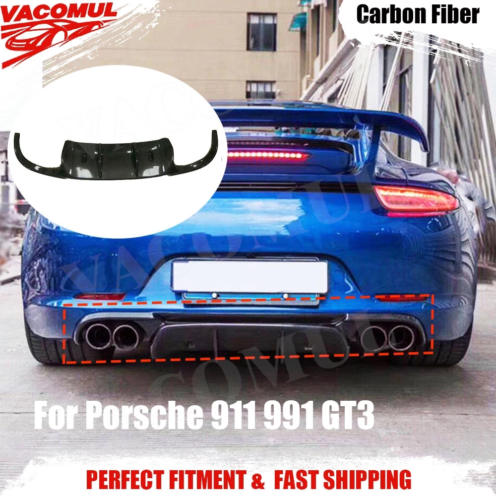 VACOMUL Carbon Fiber Rear Bumper Lip Diffuser Spoiler fit for Porsche 911 991 GT3 2012 2013 2014 2015 Rear Chin
VACOMUL Carbon Fiber Rear Bumper Lip Diffuser Spoiler fit for Porsche 911 991 GT3 2012 2013 2014 2015 Rear Chin