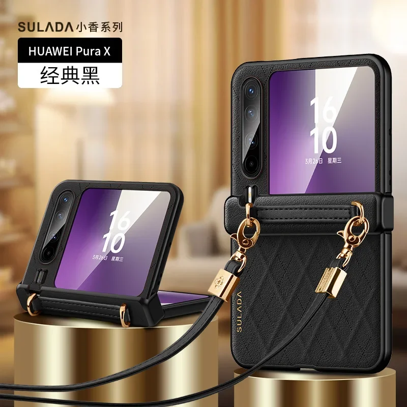 Складной чехол через плечо с ромбовидным узором для телефона Huawei Pura X, для Huawei Honor Magic V, кожаный чехол с длинным ремешком и откидной крышкой
Складной чехол через плечо с ромбовидным узором для телефона Huawei Pura X, для Huawei Honor Magic V, кожаный чехол с длинным ремешком и откидной крышкой