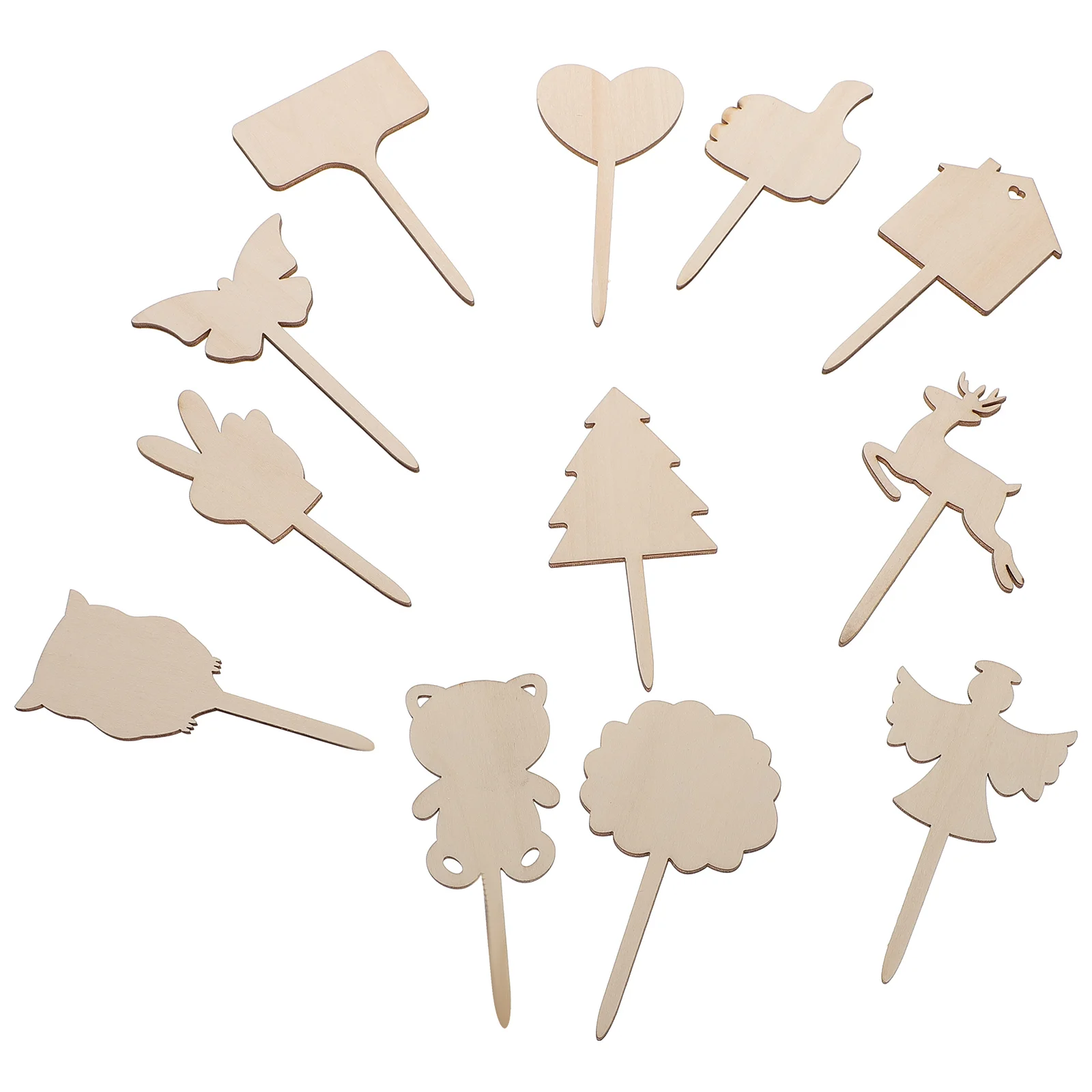 12pcs Garden Plant Labels Wooden Identifying Boards Flower Plant Labels Plant Pot Picks Flowerpot Tags
12pcs Garden Plant Labels Wooden Identifying Boards Flower Plant Labels Plant Pot Picks Flowerpot Tags