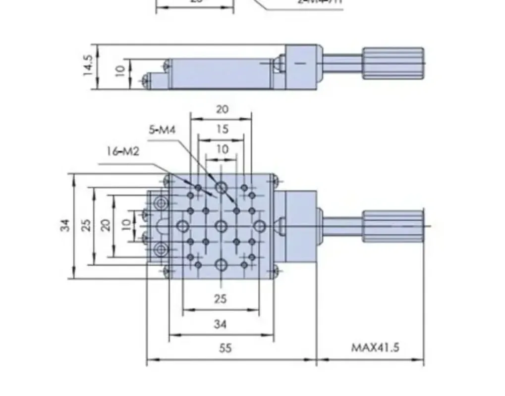 PDV PIDEWAY PP110-13-34 Manual translation stage, slide stage, displacement stage, translation stage linear platform
PDV PIDEWAY PP110-13-34 Manual translation stage, slide stage, displacement stage, translation stage linear platform