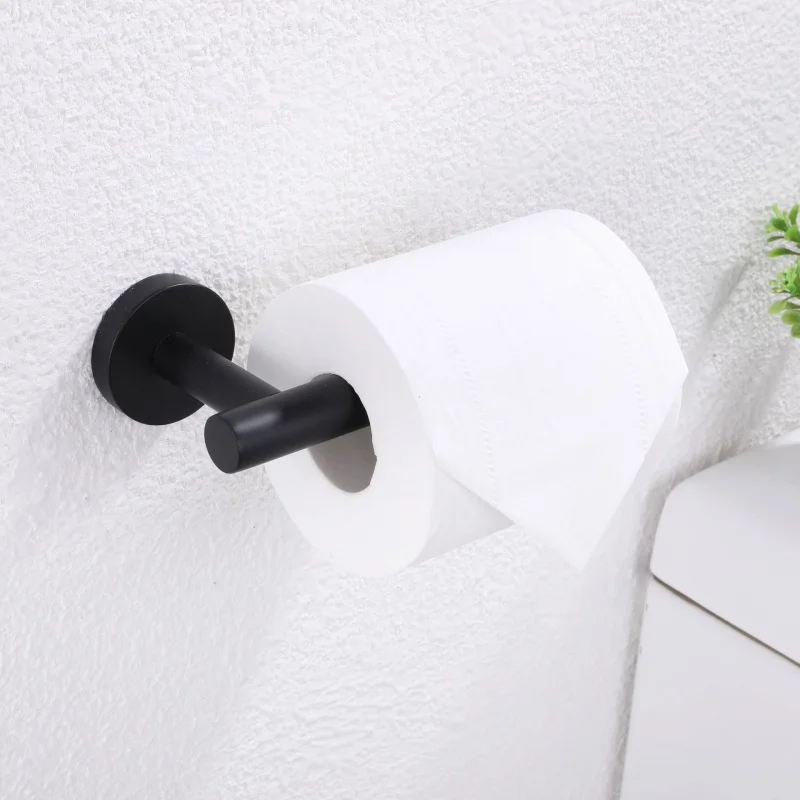 304 Stainless Steel Bathroom Tissue Holder Bathroom Toilet Paper Holder Bathroom Accessories Matte Black
304 Stainless Steel Bathroom Tissue Holder Bathroom Toilet Paper Holder Bathroom Accessories Matte Black