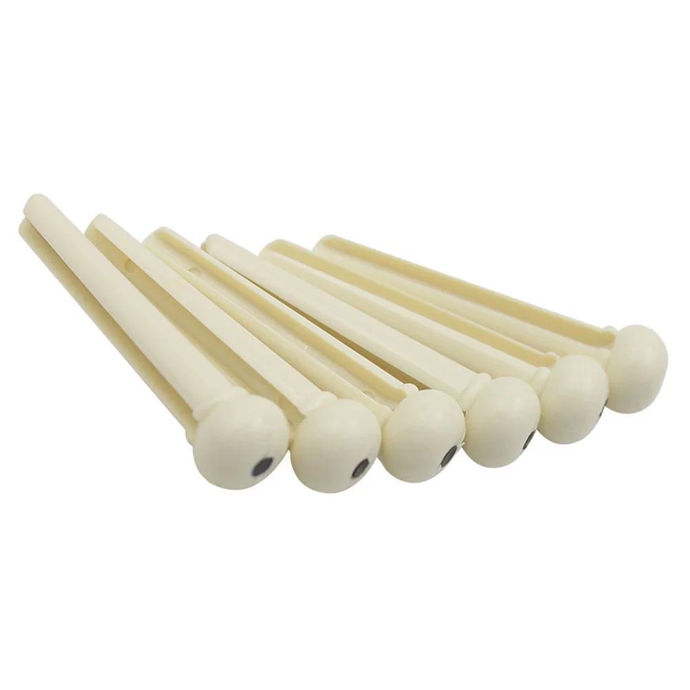 6 Pcs Acoustic Guitar Pins Bridge Saddle Bass Tuning Pegs Replacement Parts Brass Tone String
6 Pcs Acoustic Guitar Pins Bridge Saddle Bass Tuning Pegs Replacement Parts Brass Tone String