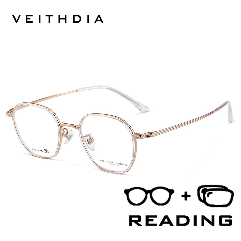 VEITHDIA Brand New Style Reading Glasses Blue Light Blocking Titanium+TR90 Frame Polycarbonate Lens+1.00 +1.50 +2.00 +2.50 R5037
VEITHDIA Brand New Style Reading Glasses Blue Light Blocking Titanium+TR90 Frame Polycarbonate Lens+1.00 +1.50 +2.00 +2.50 R5037