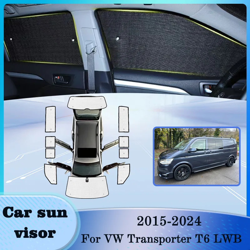 Windows Sunshades For VW Transporter T6 T6.1 LWB 2015-2024 Auto Visor Windshield Car Shades Interior Insulation Cars Accessories
Windows Sunshades For VW Transporter T6 T6.1 LWB 2015-2024 Auto Visor Windshield Car Shades Interior Insulation Cars Accessories