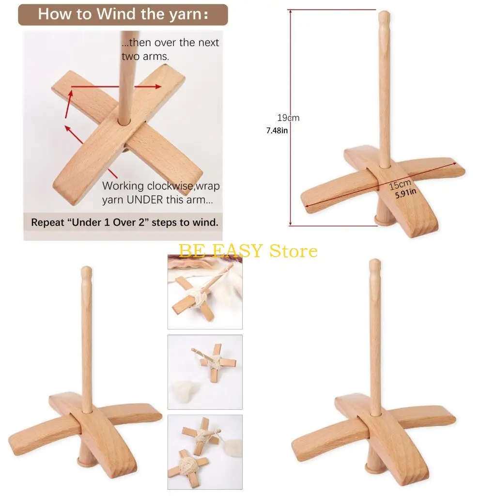 E28F Drop Spindle Wooden Turkish Spindle Sewing Accessories Crosses-Shaped Weaving Spinner Wheel
E28F Drop Spindle Wooden Turkish Spindle Sewing Accessories Crosses-Shaped Weaving Spinner Wheel