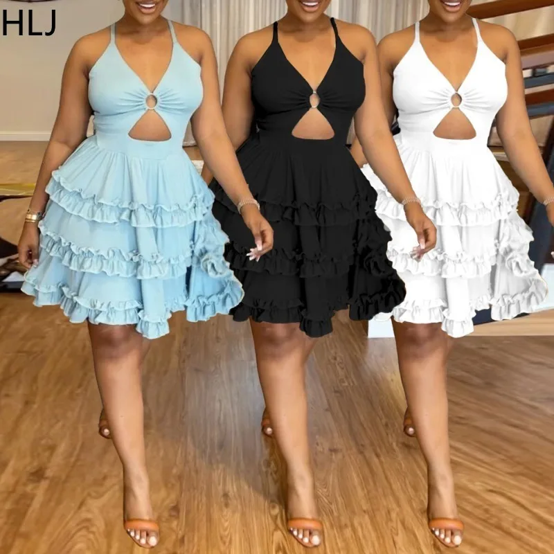 HLJ Sexy Ruched Patchwork Bodycon Mini Dress Women Spaghetti Strap Hollow Out Dresses Female Night Club Holiday Vestidos 2025
HLJ Sexy Ruched Patchwork Bodycon Mini Dress Women Spaghetti Strap Hollow Out Dresses Female Night Club Holiday Vestidos 2025