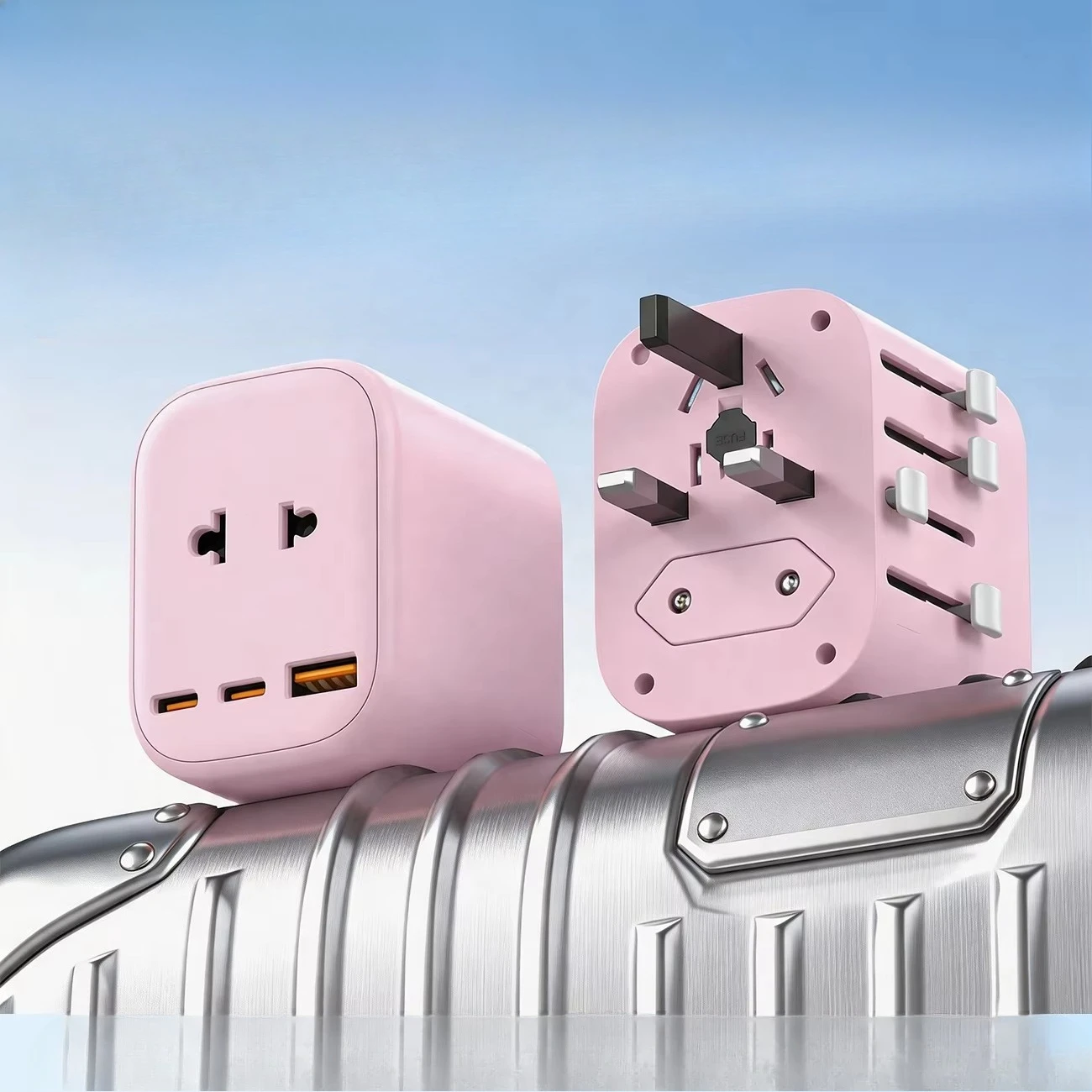 For 20W Fast Charging Dual USB International Plug Adapter Universal Travel Adapter US Travel Wall Socket
For 20W Fast Charging Dual USB International Plug Adapter Universal Travel Adapter US Travel Wall Socket