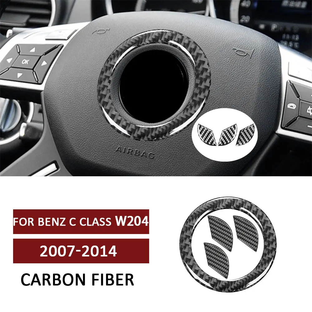 Carbon Fiber Car Steering Wheel Frame Trim Sticker for Mercedes Benz C Class W204 2007-2014 Decoration Cover Auto Accessories
Carbon Fiber Car Steering Wheel Frame Trim Sticker for Mercedes Benz C Class W204 2007-2014 Decoration Cover Auto Accessories