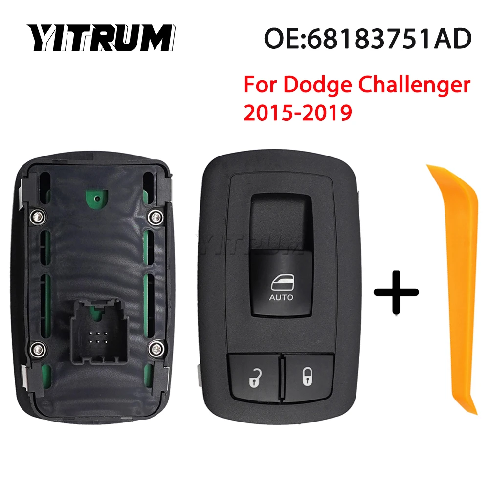 YITRUM 68183751AD Front Right Passenger Power Window Lifter Switch For Dodge Challenger 2015 2016 2017 2018 2019
YITRUM 68183751AD Front Right Passenger Power Window Lifter Switch For Dodge Challenger 2015 2016 2017 2018 2019