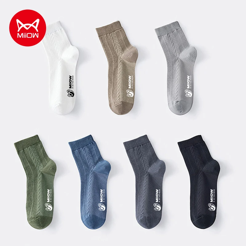 MiiOW 5Pairs Cotton Men's Stocking Antibacterial Long Socks Breathable Sports Man Socks Business Man Causal Sock for Men Stocks
MiiOW 5Pairs Cotton Men's Stocking Antibacterial Long Socks Breathable Sports Man Socks Business Man Causal Sock for Men Stocks