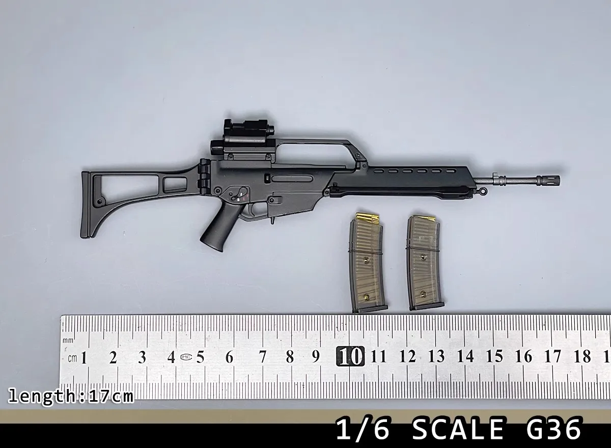 1/6 Soldier Accessories G36 G36K Assault Rifle 17CM Weapon Plastics Model Toy Fit 12'' Action Figures In Stock
1/6 Soldier Accessories G36 G36K Assault Rifle 17CM Weapon Plastics Model Toy Fit 12'' Action Figures In Stock