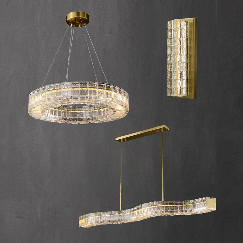 LED Modern Designer Handmade Ice Circle Glass Ceiling Chandeliers Lighting,Lustre Suspension Luminaire Lampen Fixture for Foyer
LED Modern Designer Handmade Ice Circle Glass Ceiling Chandeliers Lighting,Lustre Suspension Luminaire Lampen Fixture for Foyer