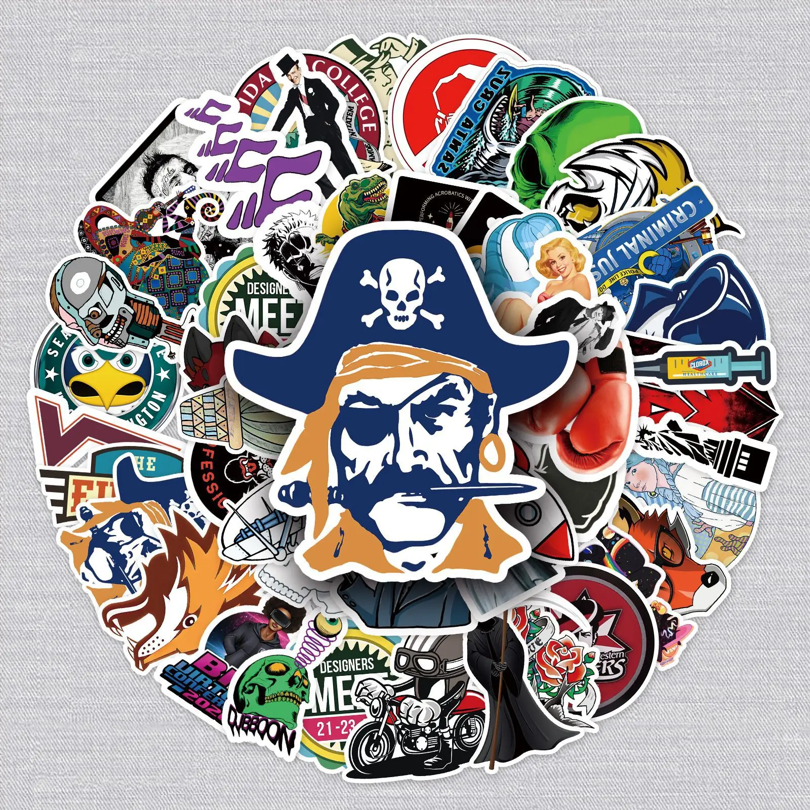 wholesale Sticker factory 50 sheets painted waterproof cross-border luggage car scooter motorcycle mobile phone decoration
wholesale Sticker factory 50 sheets painted waterproof cross-border luggage car scooter motorcycle mobile phone decoration