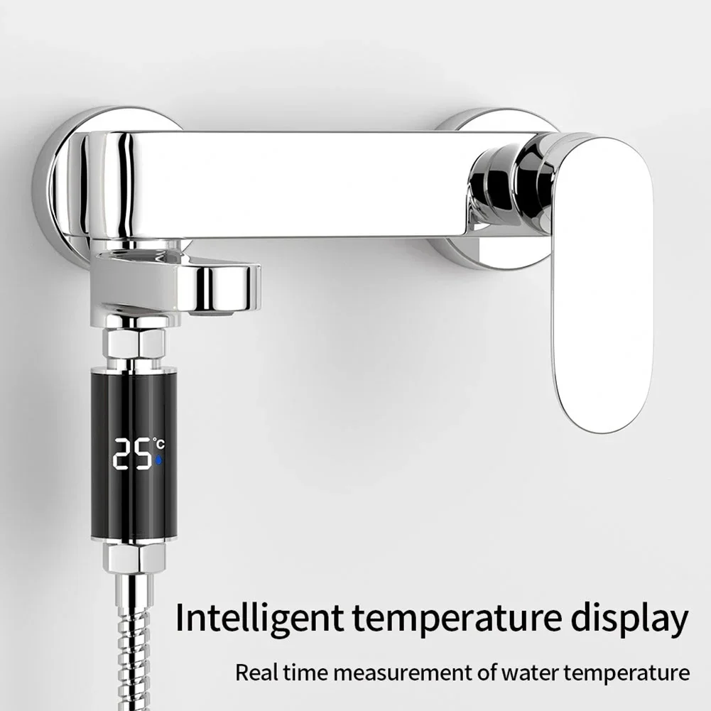 LED Display 0℃~99℃ Bath Thermostat Intelligent Temperature Measurement G1/2 Shower Water Temperature LED Display Bathroom Fixtur
LED Display 0℃~99℃ Bath Thermostat Intelligent Temperature Measurement G1/2 Shower Water Temperature LED Display Bathroom Fixtur