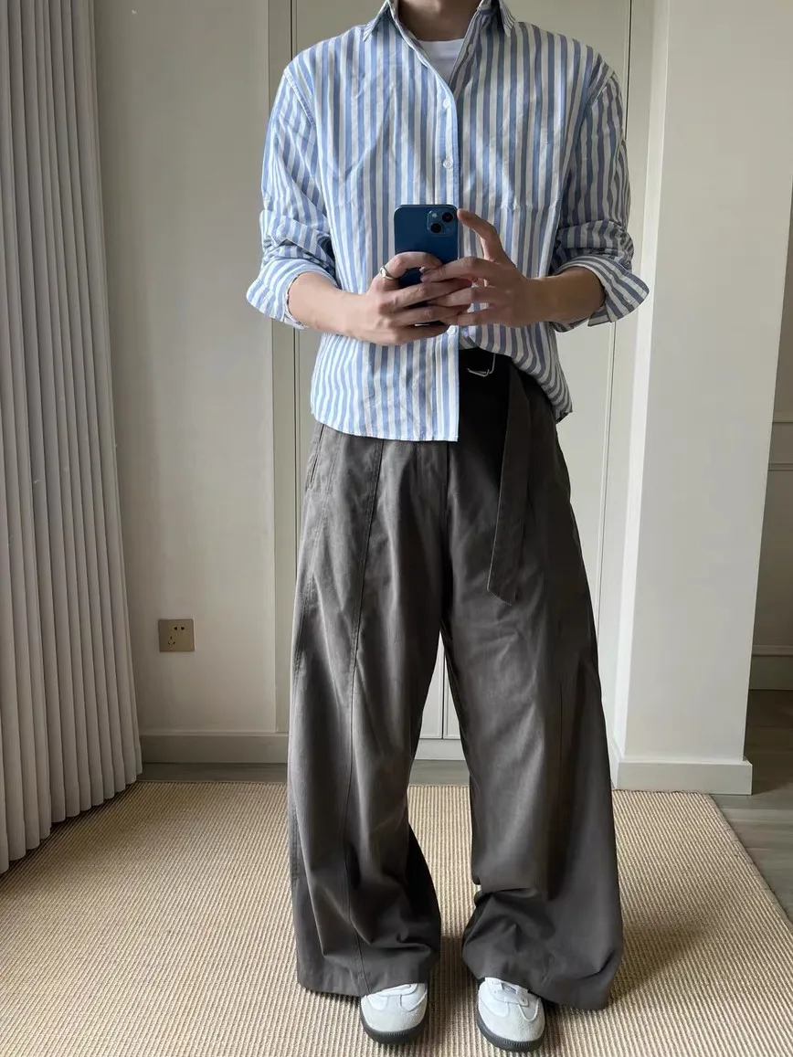 Ретро Американский праздник Sle Синий Белый Полосатый Длинный Свек Повседневный irt ex Осень Универсальный Удобный Дышащий Чистый... 
Ретро Американский праздник Sle Синий Белый Полосатый Длинный Свек Повседневный irt ex Осень Универсальный Удобный Дышащий Чистый...