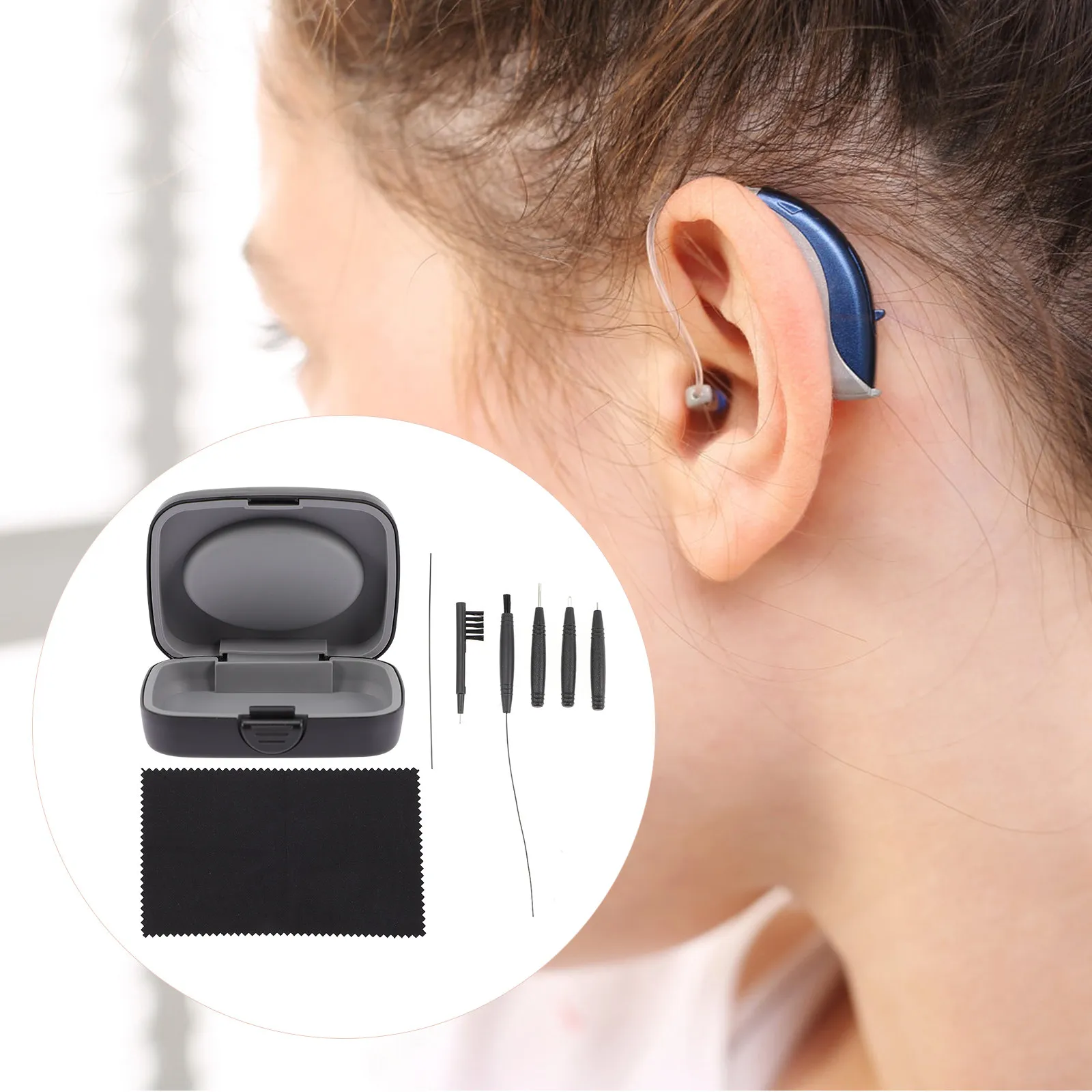 1Set Hearing Aid Cleaning Kit Premium Plastic Bte Cleaner Brush Tool with Portable Case for Earphones Hearing Protection Safe
1Set Hearing Aid Cleaning Kit Premium Plastic Bte Cleaner Brush Tool with Portable Case for Earphones Hearing Protection Safe