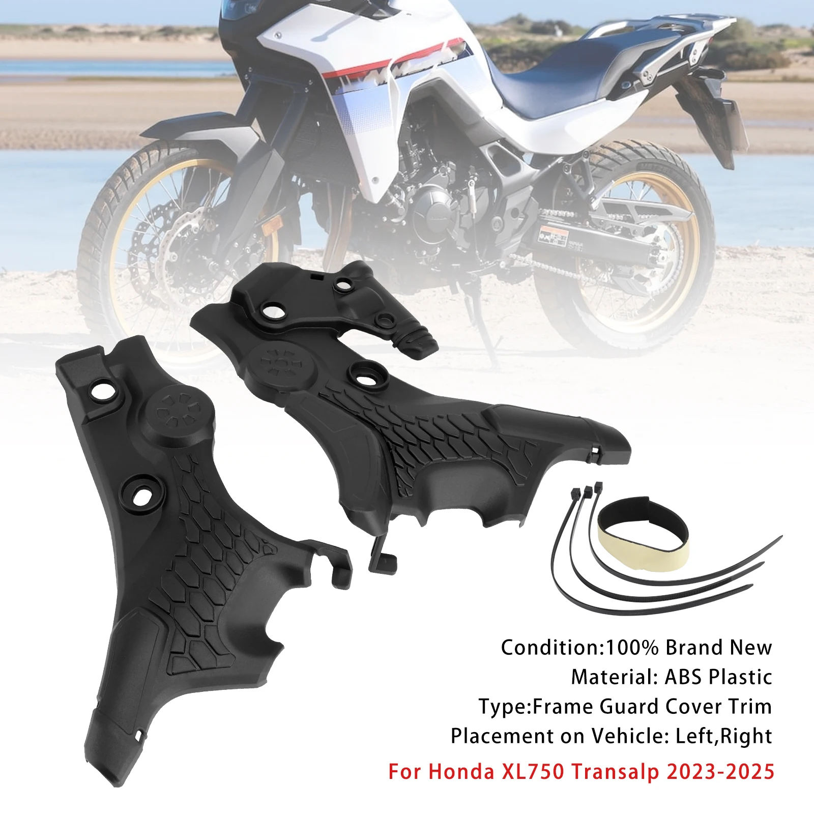 Topteng Frame Guard Side Protection Cover Fairing For Honda XL750 Transalp 2023-2025 
Topteng Frame Guard Side Protection Cover Fairing For Honda XL750 Transalp 2023-2025