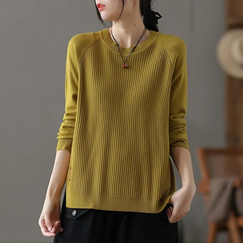 Loose Large Size Round Neck Casual Sweater Top for Women in Autumn and Winter Base Shirt Beautiful Top
Loose Large Size Round Neck Casual Sweater Top for Women in Autumn and Winter Base Shirt Beautiful Top