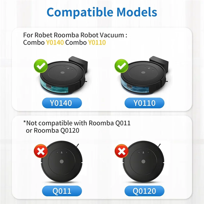 A7THK-Replacement Accessories Parts For Irobot Roomba Combo Y0140, Y0110 Robot Vacuum Kit Main Side Brush Hepa Filter
A7THK-Replacement Accessories Parts For Irobot Roomba Combo Y0140, Y0110 Robot Vacuum Kit Main Side Brush Hepa Filter