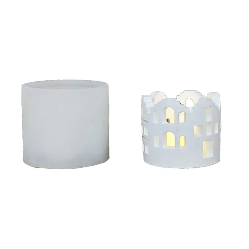 AF89-DIY Hollow House Candle Holder Silicone Mold Candle Holder Castle House Plaster Candle Lamp Atmosphere Decoration Mold
AF89-DIY Hollow House Candle Holder Silicone Mold Candle Holder Castle House Plaster Candle Lamp Atmosphere Decoration Mold