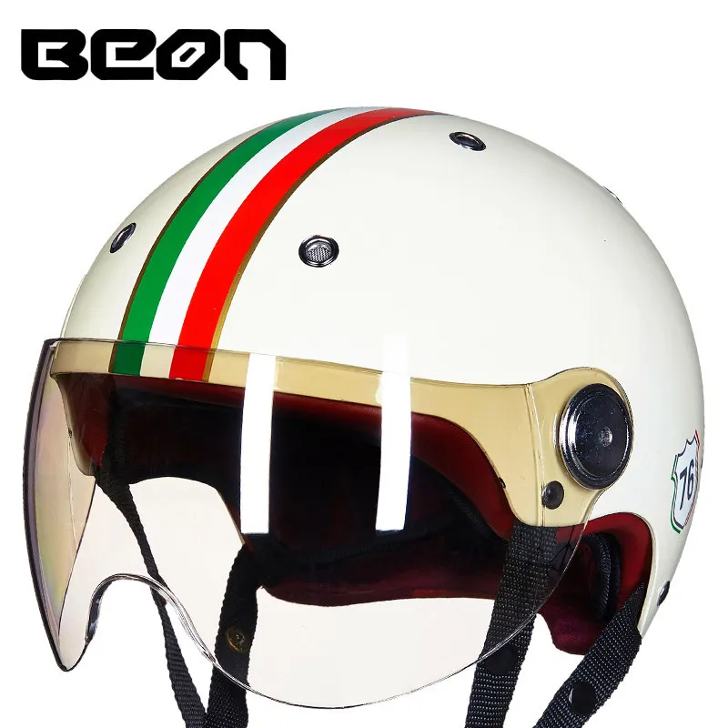 BEON B-103 Motorcycle Helmet Men Women Retro Vintage Biker Scooter Half Open Face Helmets Motorbike moto casco capacete
BEON B-103 Motorcycle Helmet Men Women Retro Vintage Biker Scooter Half Open Face Helmets Motorbike moto casco capacete