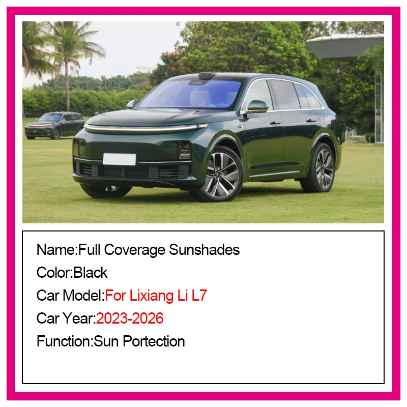 Sun Shade For Lixiang Li L7 Accessories 2023 2024 2025 2026 Auto Mesh Magnetic Window Sun Visor Curtains Sun Protection Parts
Sun Shade For Lixiang Li L7 Accessories 2023 2024 2025 2026 Auto Mesh Magnetic Window Sun Visor Curtains Sun Protection Parts
