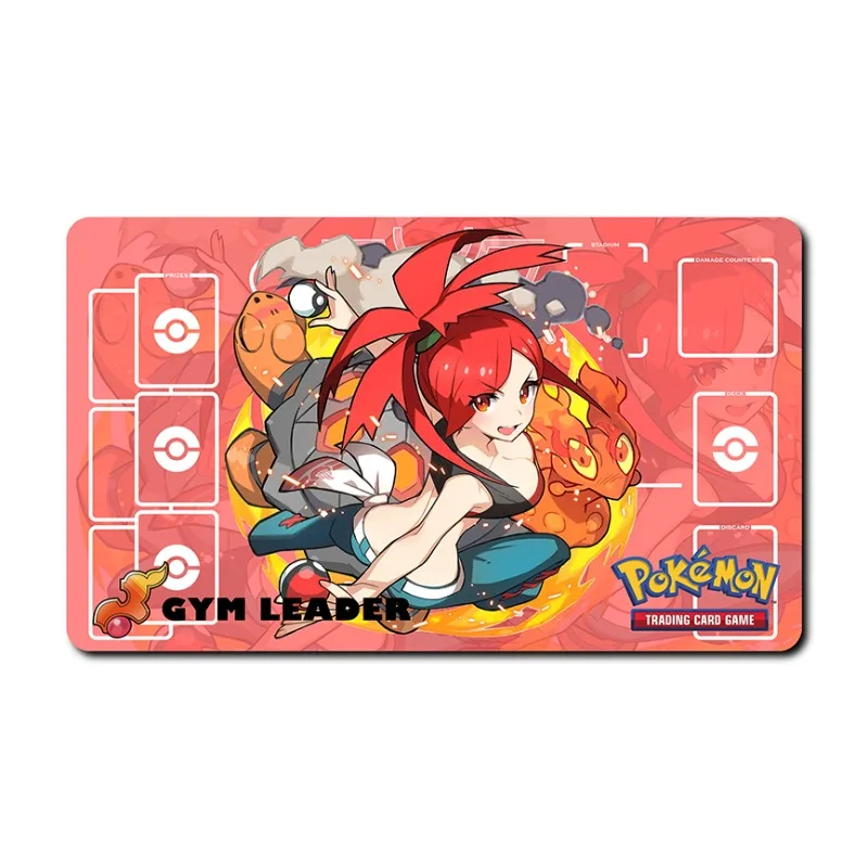 Коврик для игры в карты Pokemon PTCG Acerola Elesa Flannery, красивый нескользящий игровой Настольный коврик, игрушка в подарок
Коврик для игры в карты Pokemon PTCG Acerola Elesa Flannery, красивый нескользящий игровой Настольный коврик, игрушка в подарок