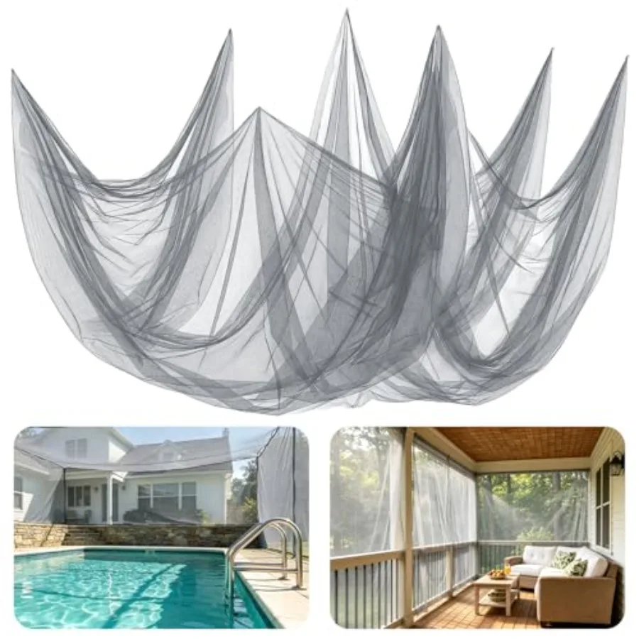Ultra fine Mosquito Net for Patio - Mesh Netting Screen for Outdoor Garden Porch Balcony, Protects Skin and Plants from Bugs, B
Ultra fine Mosquito Net for Patio - Mesh Netting Screen for Outdoor Garden Porch Balcony, Protects Skin and Plants from Bugs, B