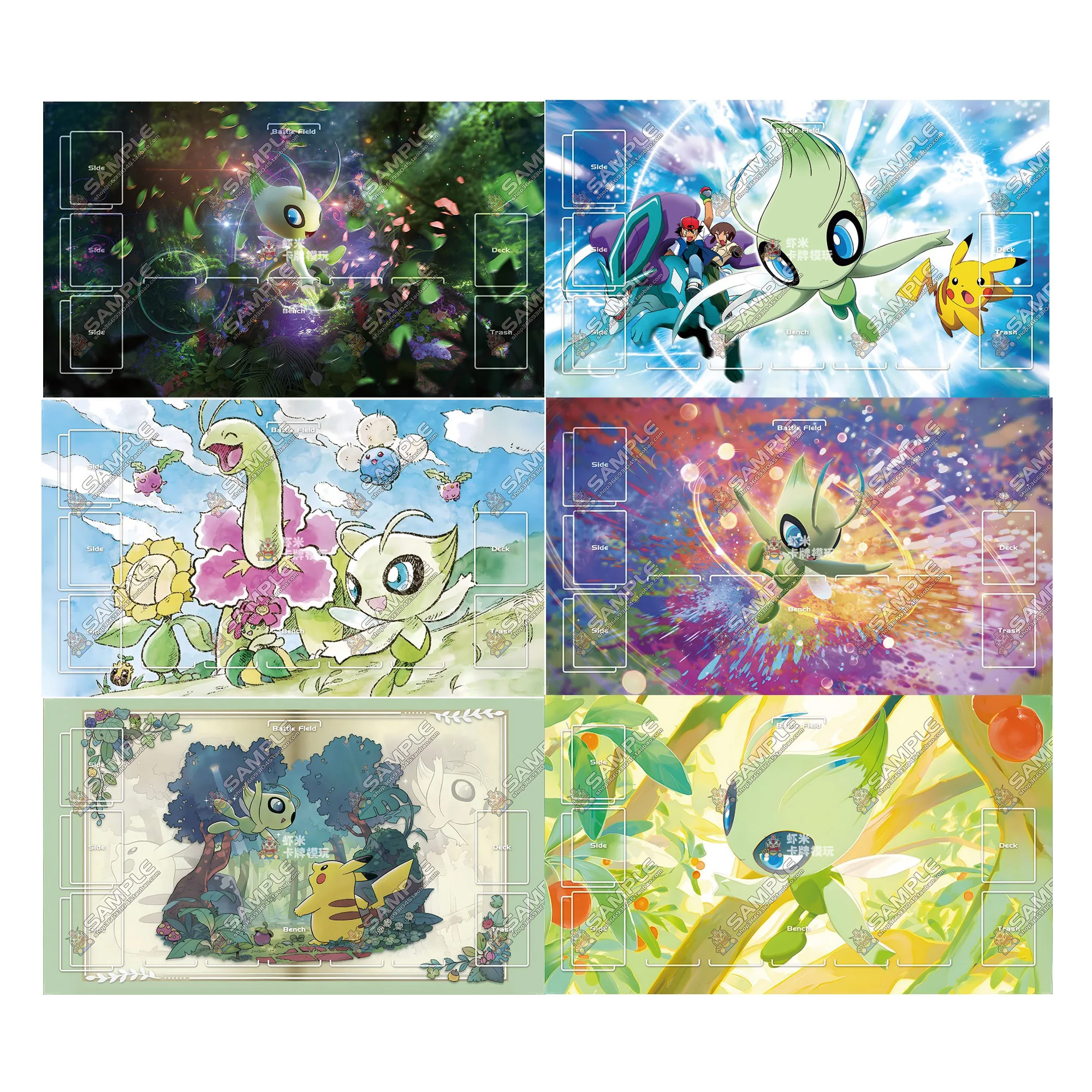600X350X2Mm Diy Cartoon Ptcg Celebi Card Battle Mat Ptcg Celebi Single Player Board Game Card Duel Plate Battle Mat Gift Toys
600X350X2Mm Diy Cartoon Ptcg Celebi Card Battle Mat Ptcg Celebi Single Player Board Game Card Duel Plate Battle Mat Gift Toys