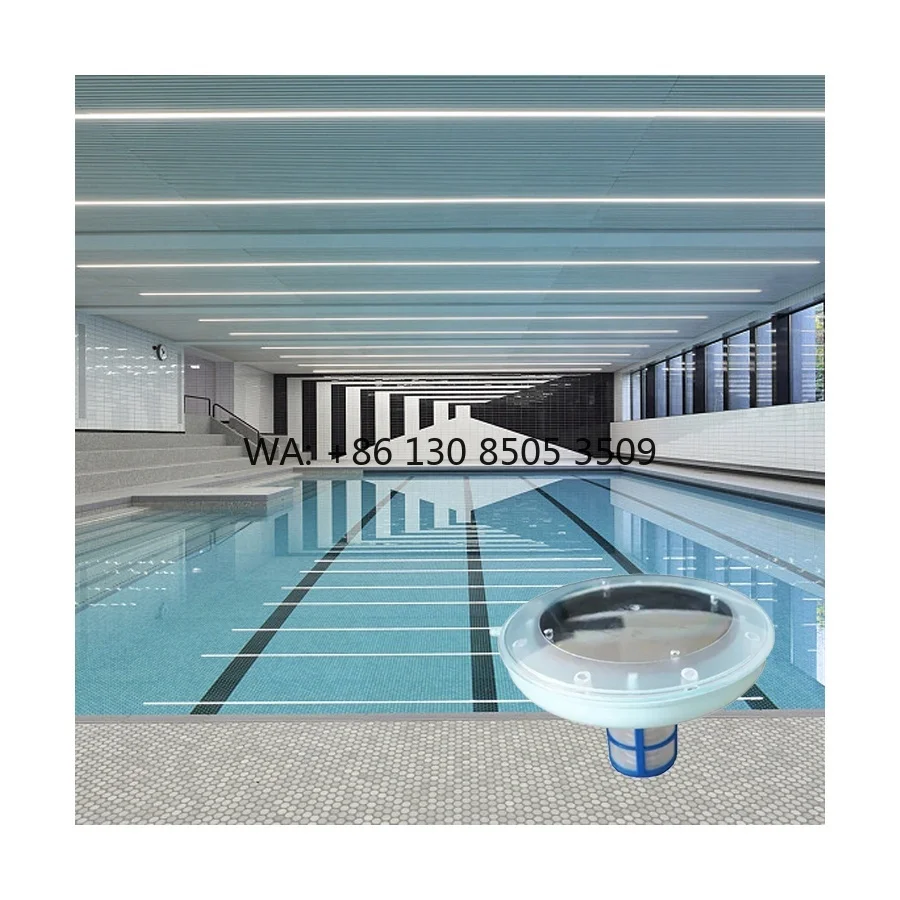 High Quality Solar Powered Pool Water Cleaner Chlorine Reduce Purifier Swimming Ionizer Made of Durable Plastic PE Material
High Quality Solar Powered Pool Water Cleaner Chlorine Reduce Purifier Swimming Ionizer Made of Durable Plastic PE Material