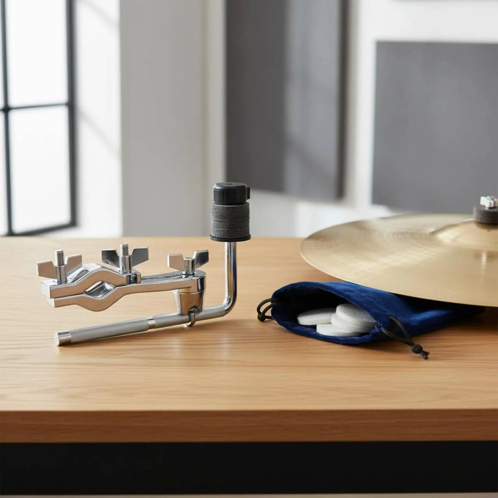 Cymbal Extension Clamp Easy to Install Cymbal Mount Arm Drum Set Extension Arm 360-Degree Tilter Percussion Mount Bracket
Cymbal Extension Clamp Easy to Install Cymbal Mount Arm Drum Set Extension Arm 360-Degree Tilter Percussion Mount Bracket